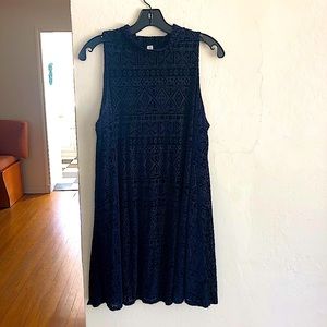 Crushed Velvet Tribal Pattern Shift Dress